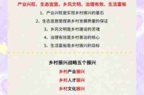 乡村振兴战略解读/乡村振兴战略策略